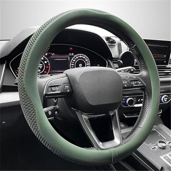 Car Steering Wheel Cover, Universal 15 inch, The Latest Microfiber Leather - Picture 7 of 7